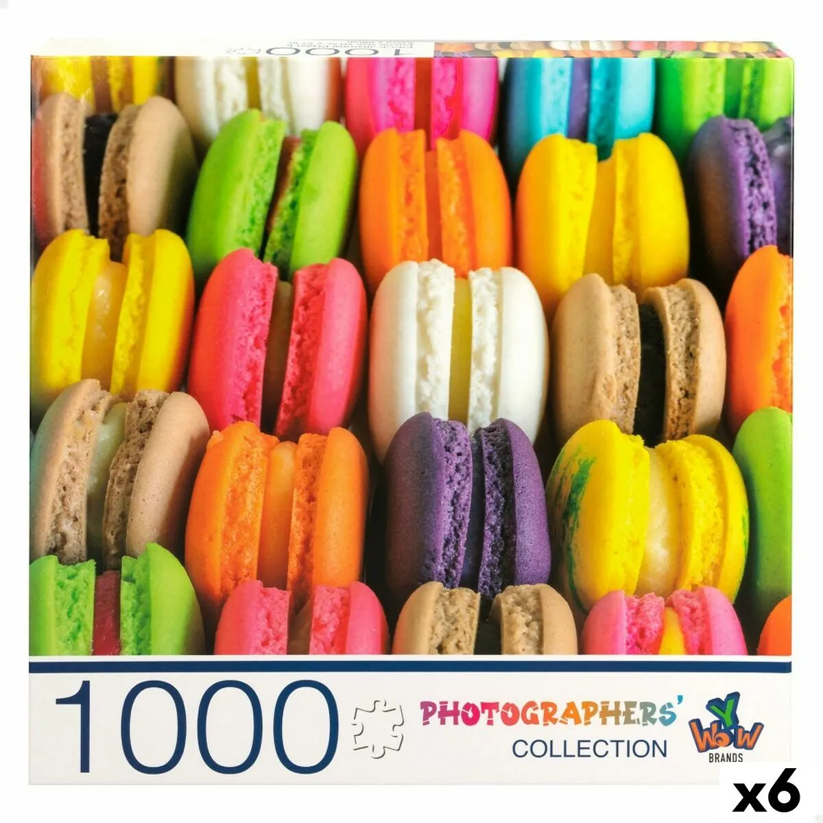 Puzzle Colorbaby Macaron 6 Unità 68 x 51 x 0,1 cm