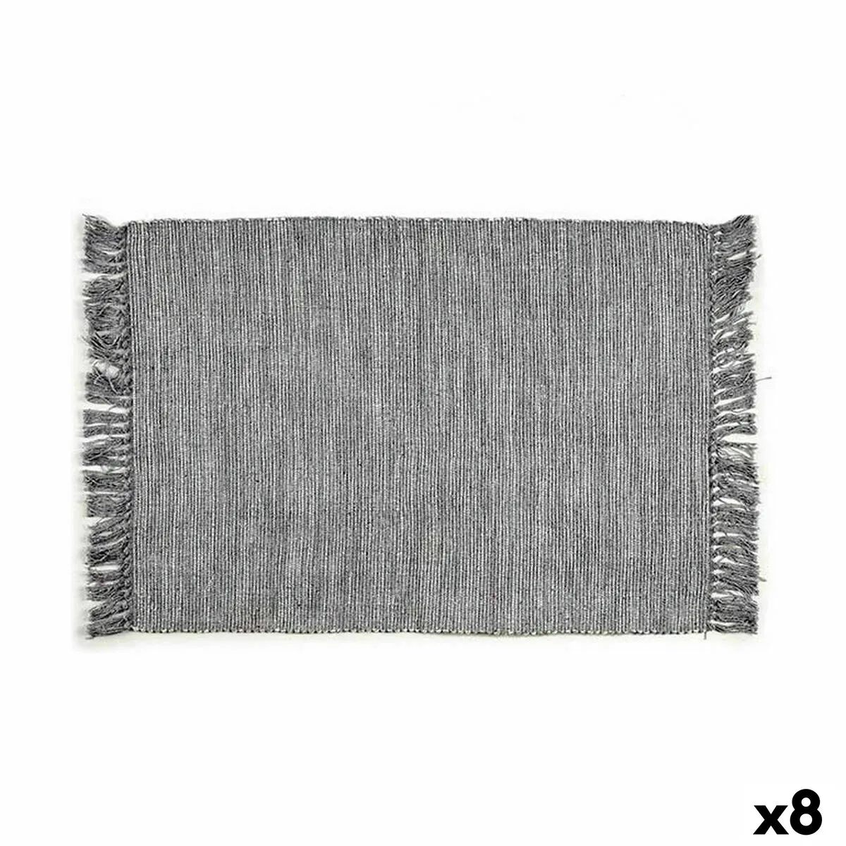 Tappeto Grigio 50 x 80 cm (8 Unità)