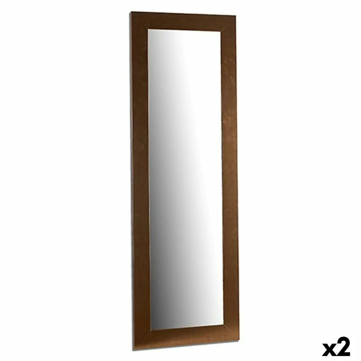 Specchio da parete Dorato Legno Vetro 52,7 x 154,5 x 1,7 cm (2 Unità)