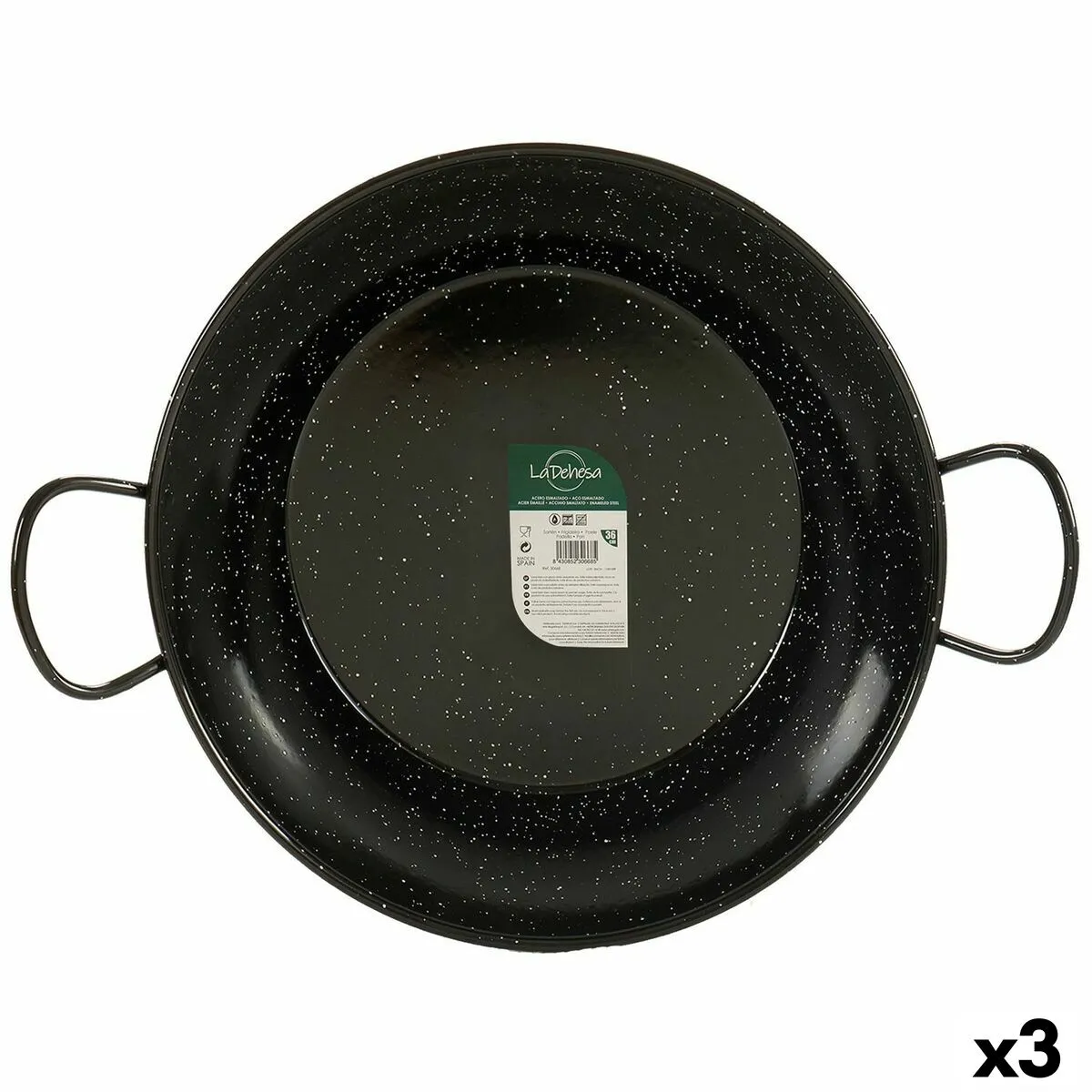 Paellera Ø 45 cm Acciaio Smaltato