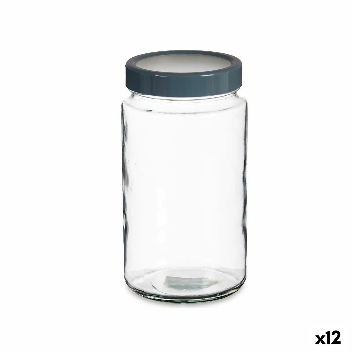 Vaso Grigio polipropilene 2 L 11,5 x 21 x 11,5 cm (12 Unità)