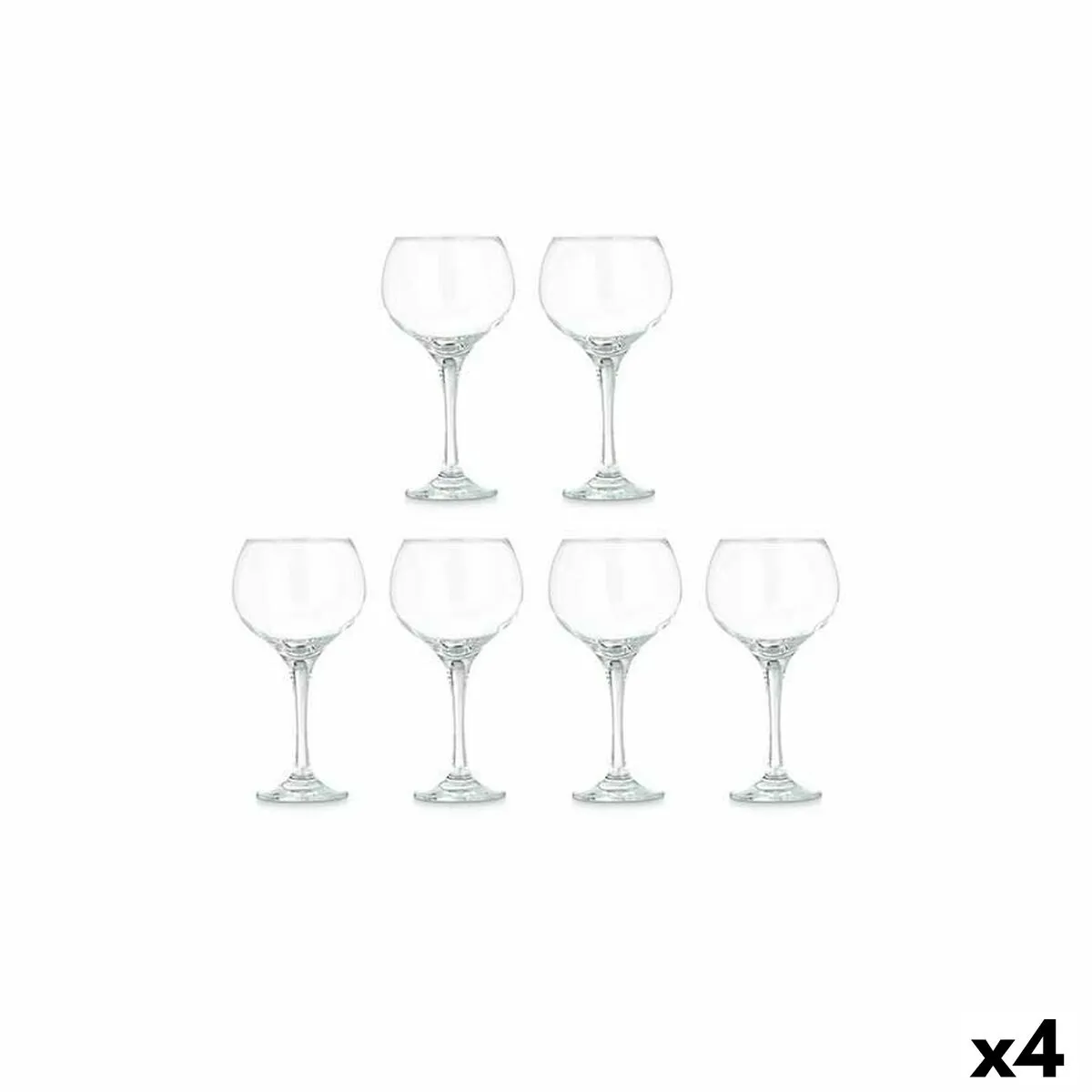 Set di Bicchieri Ambassador Cocktail Trasparente Vetro 790 ml (4 Unità)