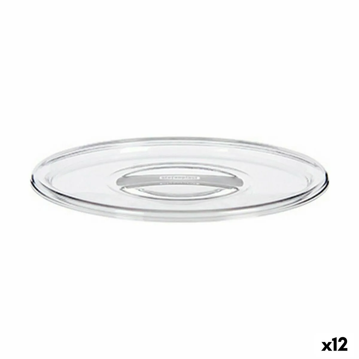 Tappi Stefanplast Tosca Trasparente Plastica 19,5 x 2 x 19,5 cm (12 Unità)