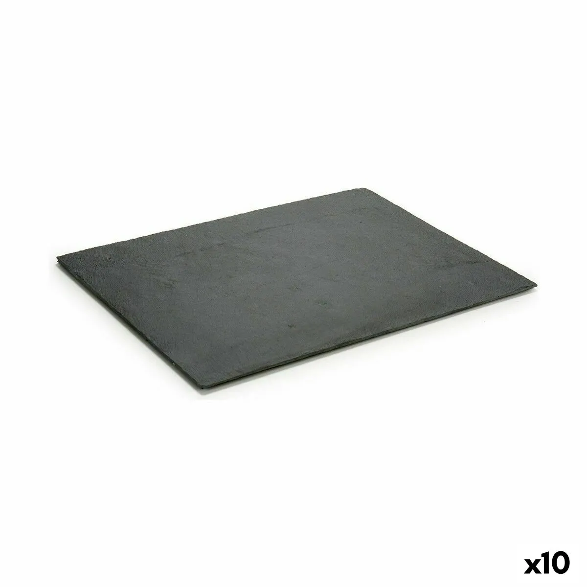 Vassoio per aperitivi Nero Lavagna 40 x 0,5 x 30 cm (10 Unità)