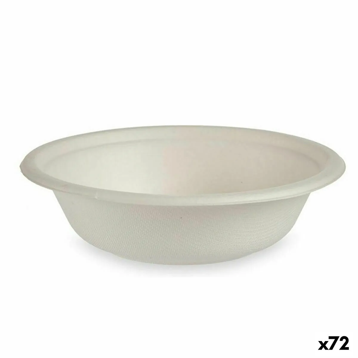 Set di Ciotole Compostabile Bianco 15 x 5 x 15 cm (72 Unità)