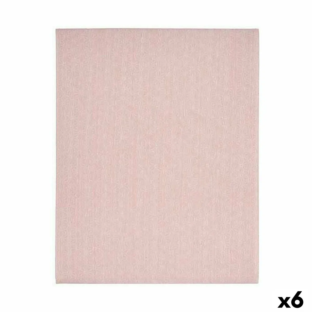 Tovaglia Tela Antimacchia Stella 140 x 180 cm Rosa (6 Unità)