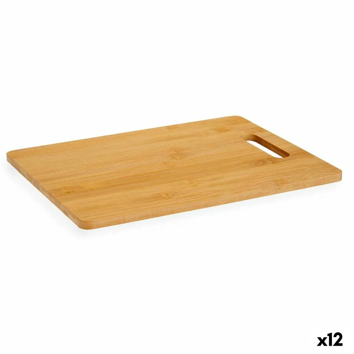 Tagliere Marrone Bambù 30 x 0,9 x 23 cm (12 Unità)