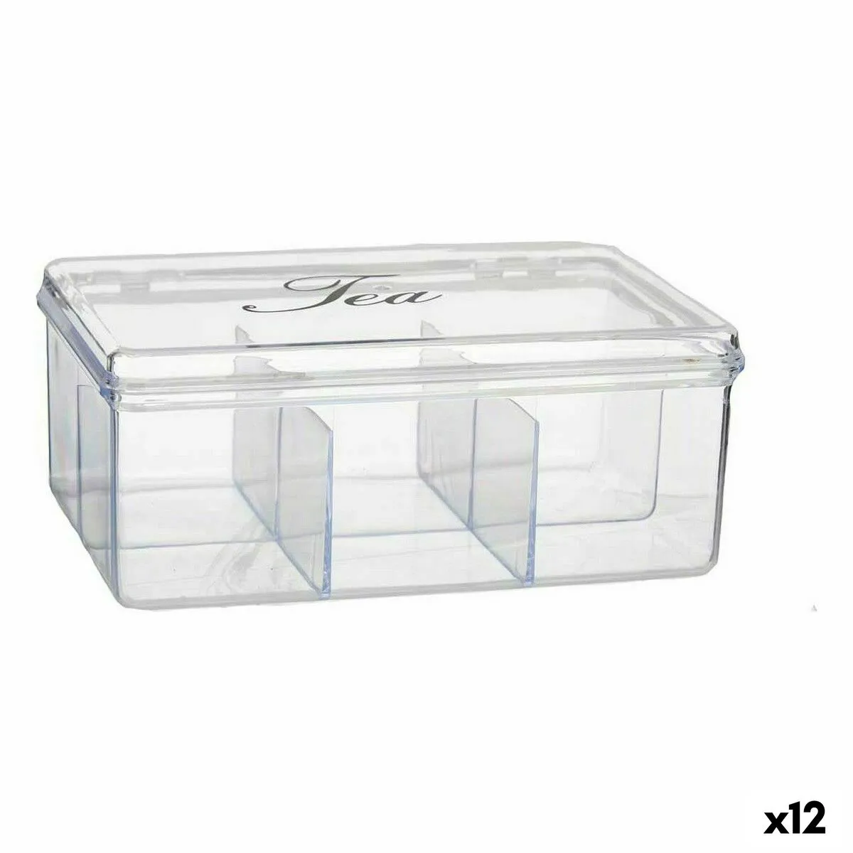 Secchio organizzatore Tè Plastica 21,5 x 9 x 15 cm (12 Unità)