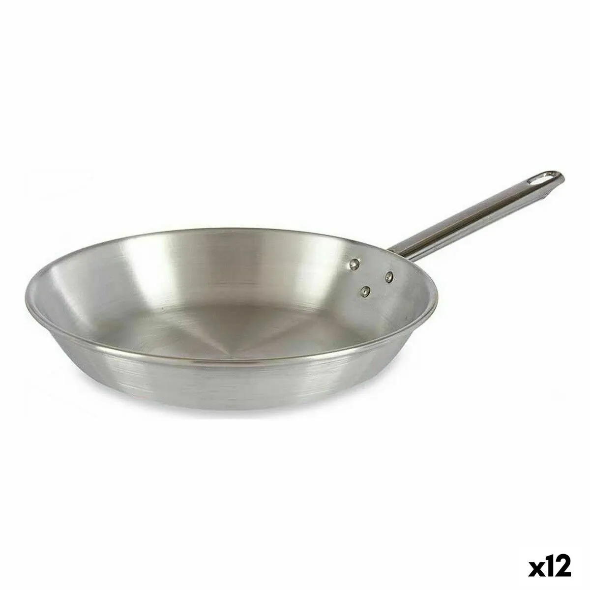 Padella Ø 26 cm Argentato Alluminio (12 Unità)