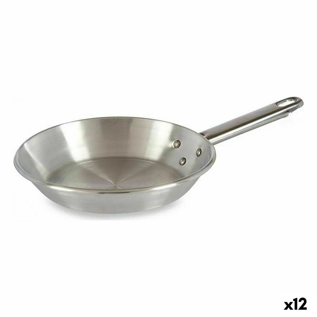 Padella Ø 18 cm Argentato Alluminio (12 Unità)