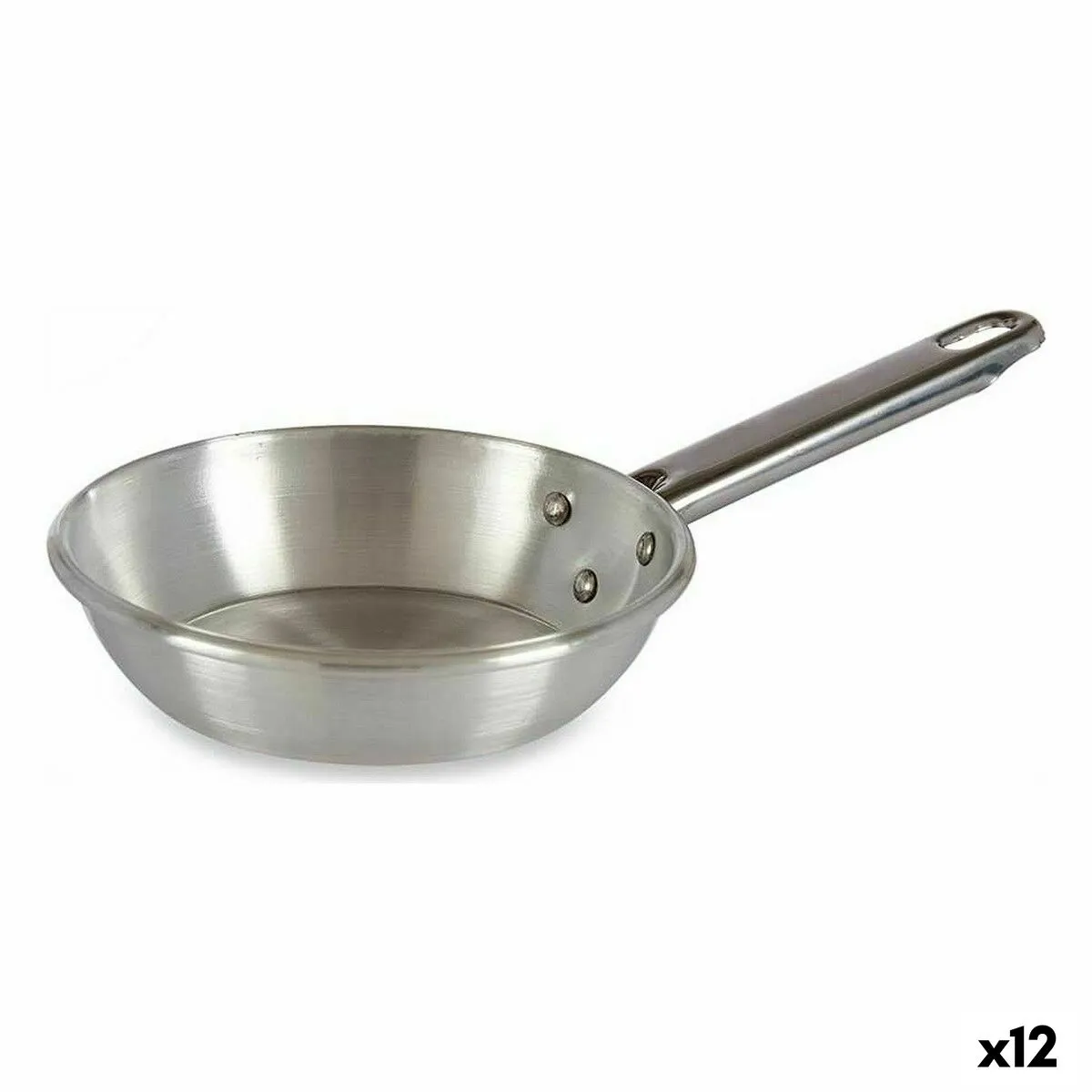 Padella Ø 14 cm Argentato Alluminio (12 Unità)