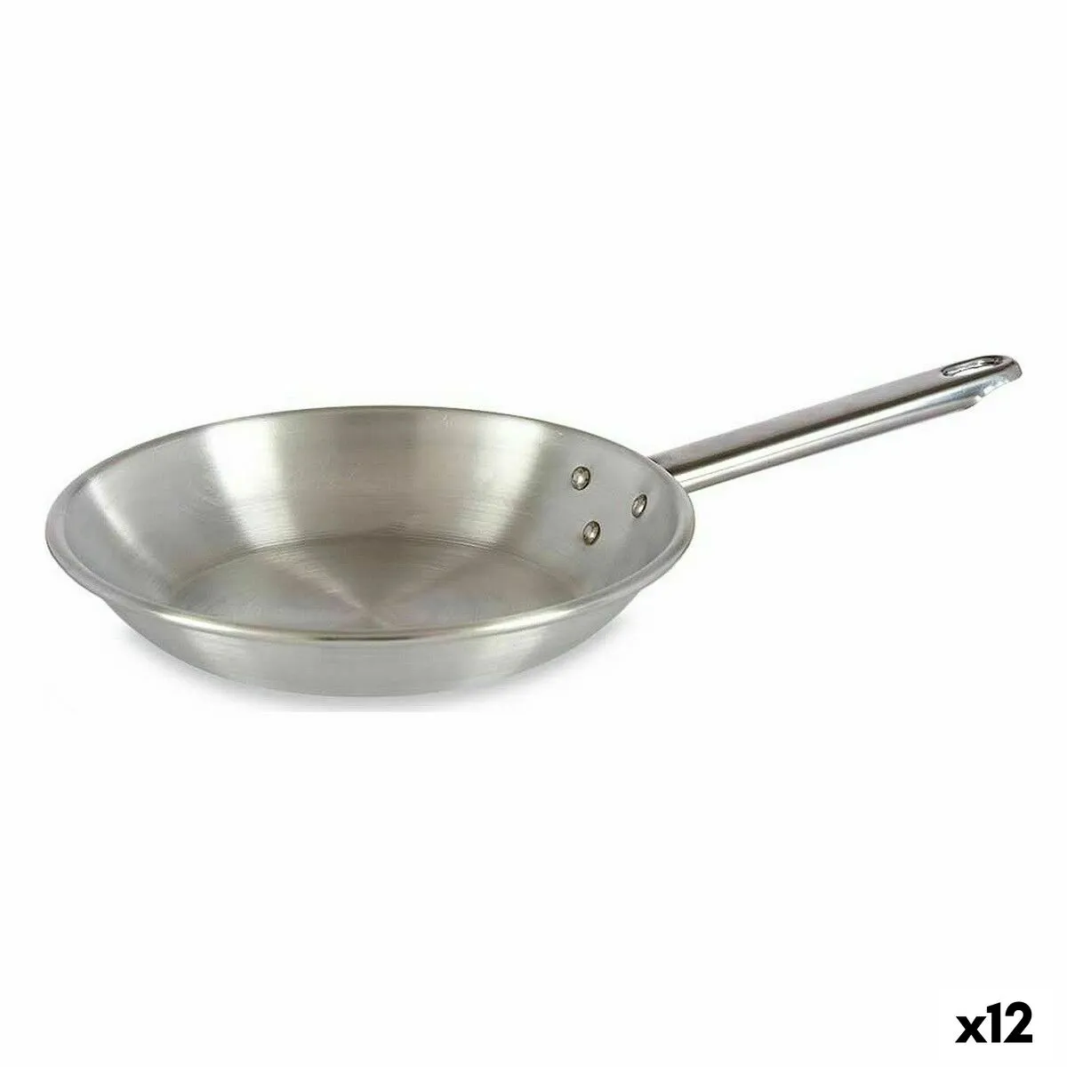 Padella Ø 20 cm Argentato Alluminio (12 Unità)