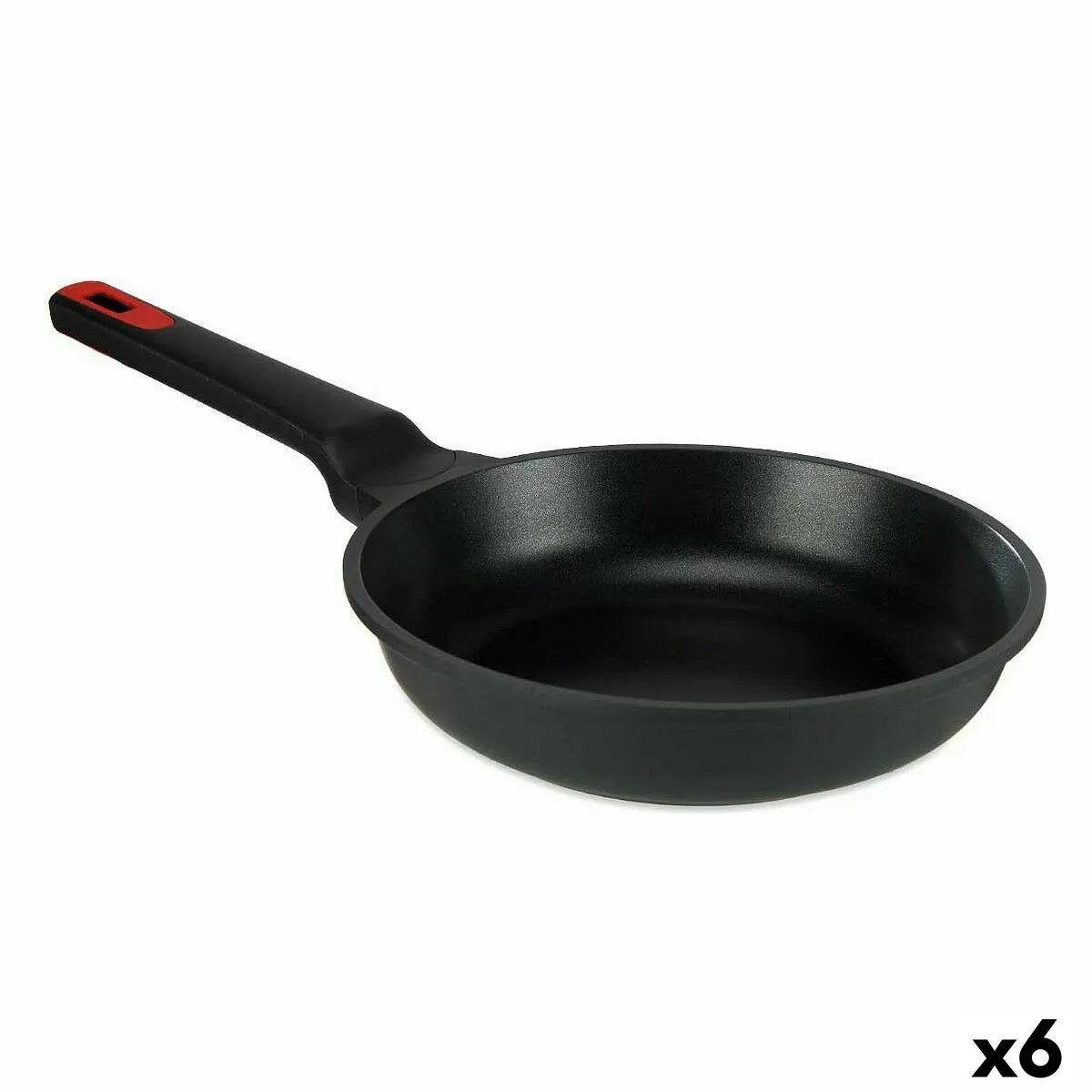 Padella Ø 26 cm Nero Alluminio (6 Unità)