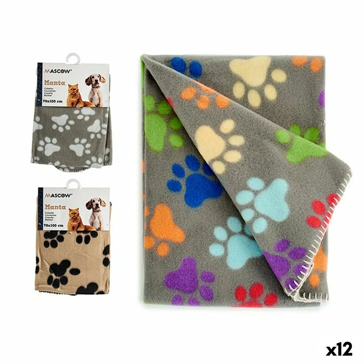 Coperta per Animali Domestici 39,5 x 3 x 26 cm (12 Unità)