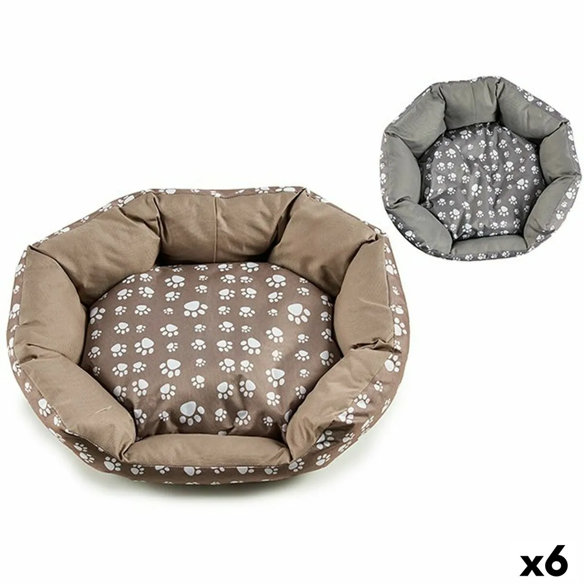 Letto per animali domestici 56 x 15 x 56 cm (6 Unità)