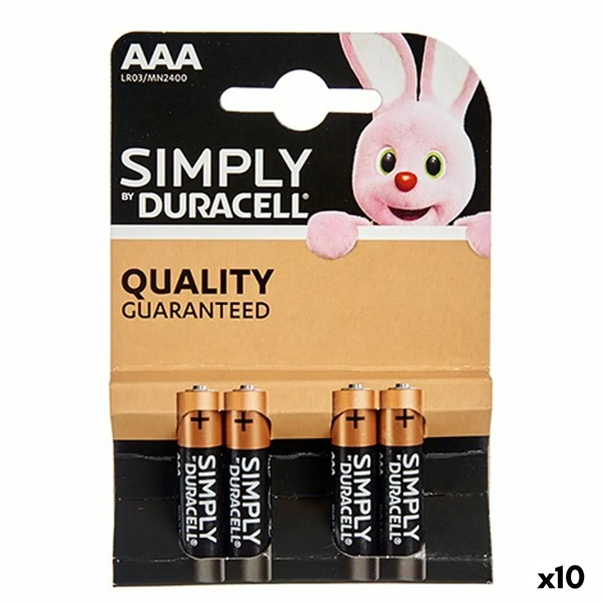 Batterie Alcaline LR03 DURACELL (10 Unità)