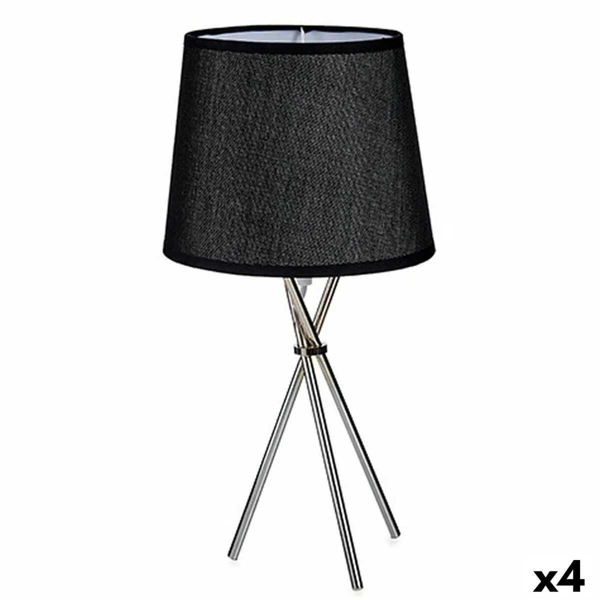 Lampada da tavolo Nero Metallo Cartone 40 W 20 x 39 x 20 cm (4 Unità)