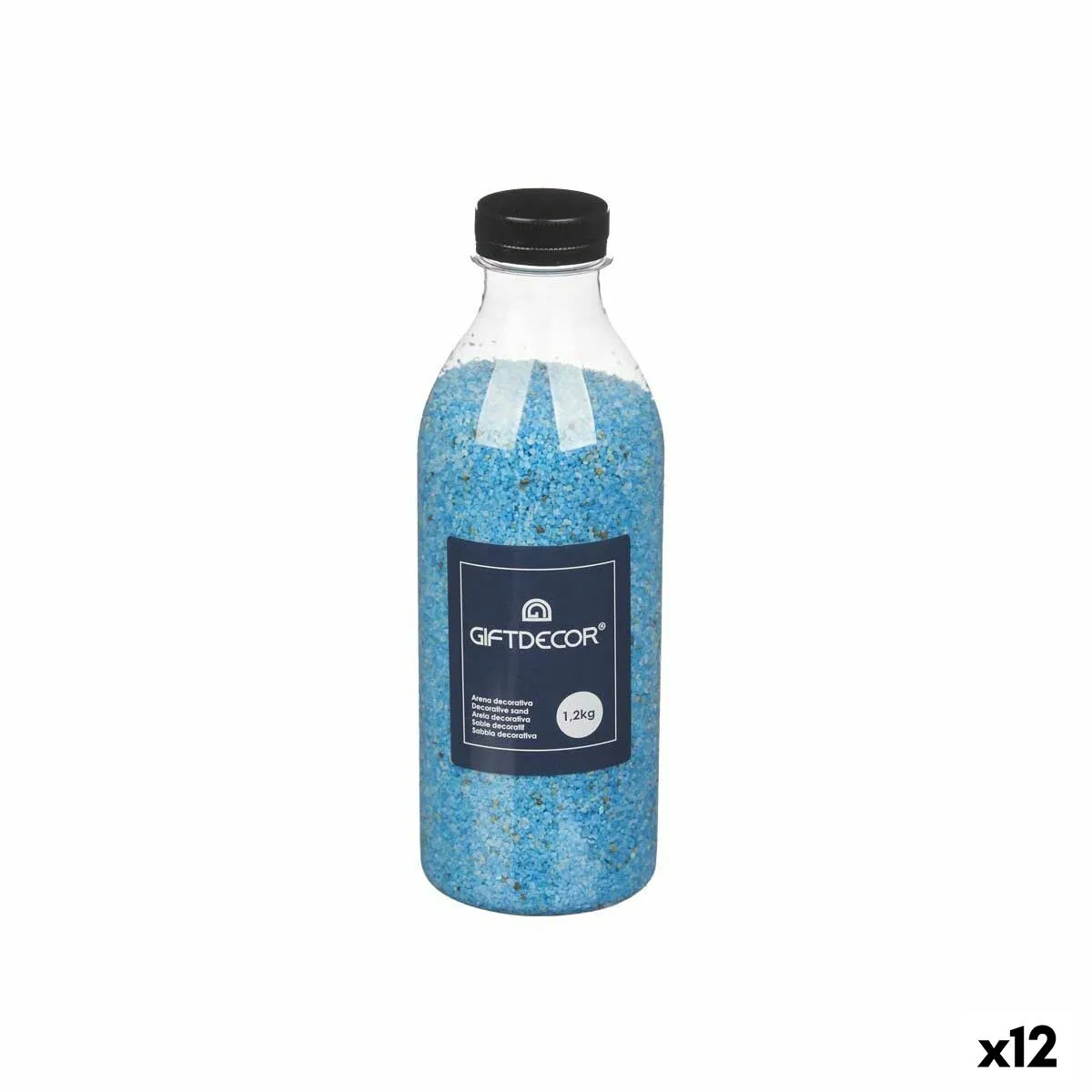 Sabbia decorativa Azzurro 1,2 kg (12 Unità)