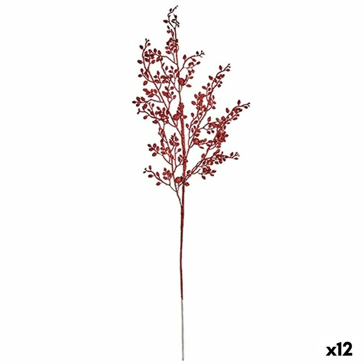 Ramo Albero Rosso Plastica 32 x 71 x 2,5 cm (12 Unità)