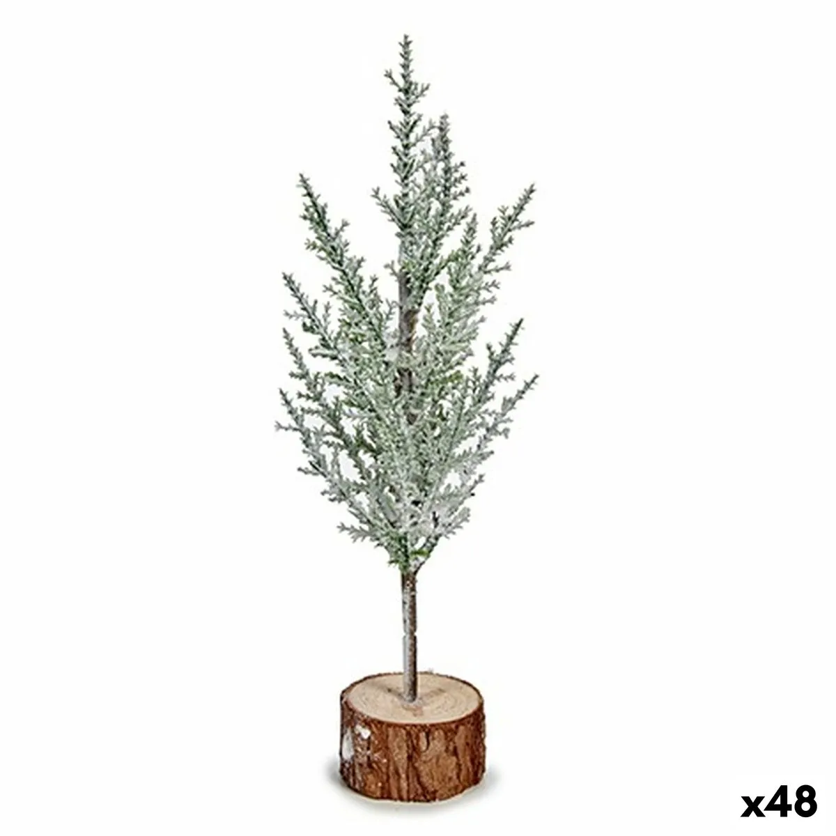 Albero di Natale Marrone Verde Legno Plastica 5 x 20,5 x 7 cm (48 Unità)