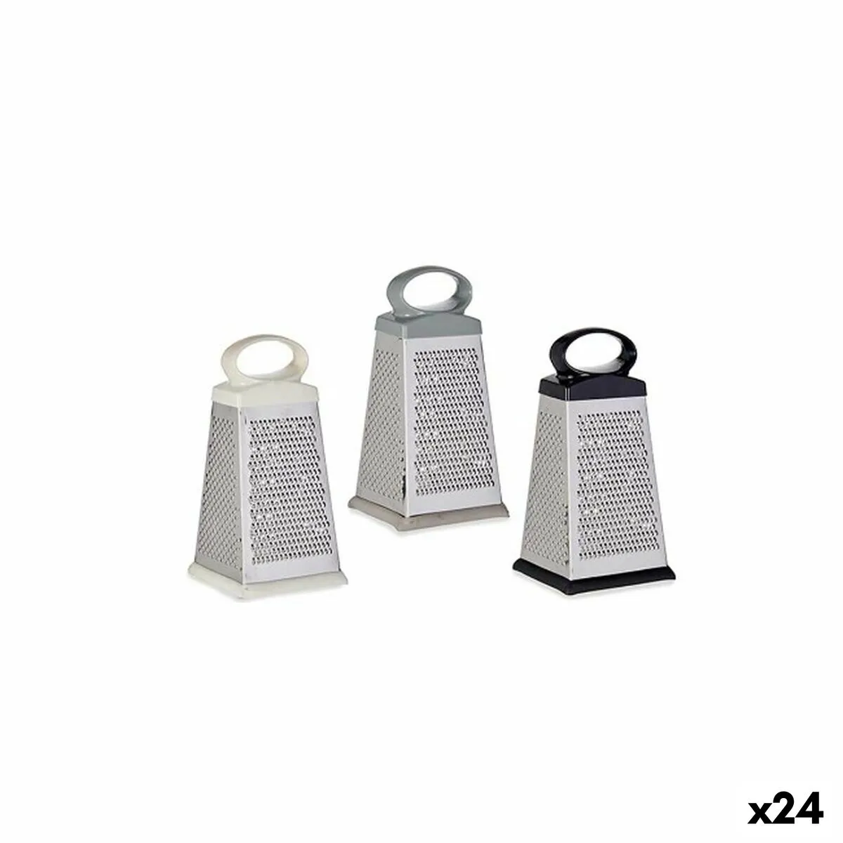 Grattugia Gomma Acciaio inossidabile Plastica 11,5 x 22,5 x 10 cm (24 Unità)