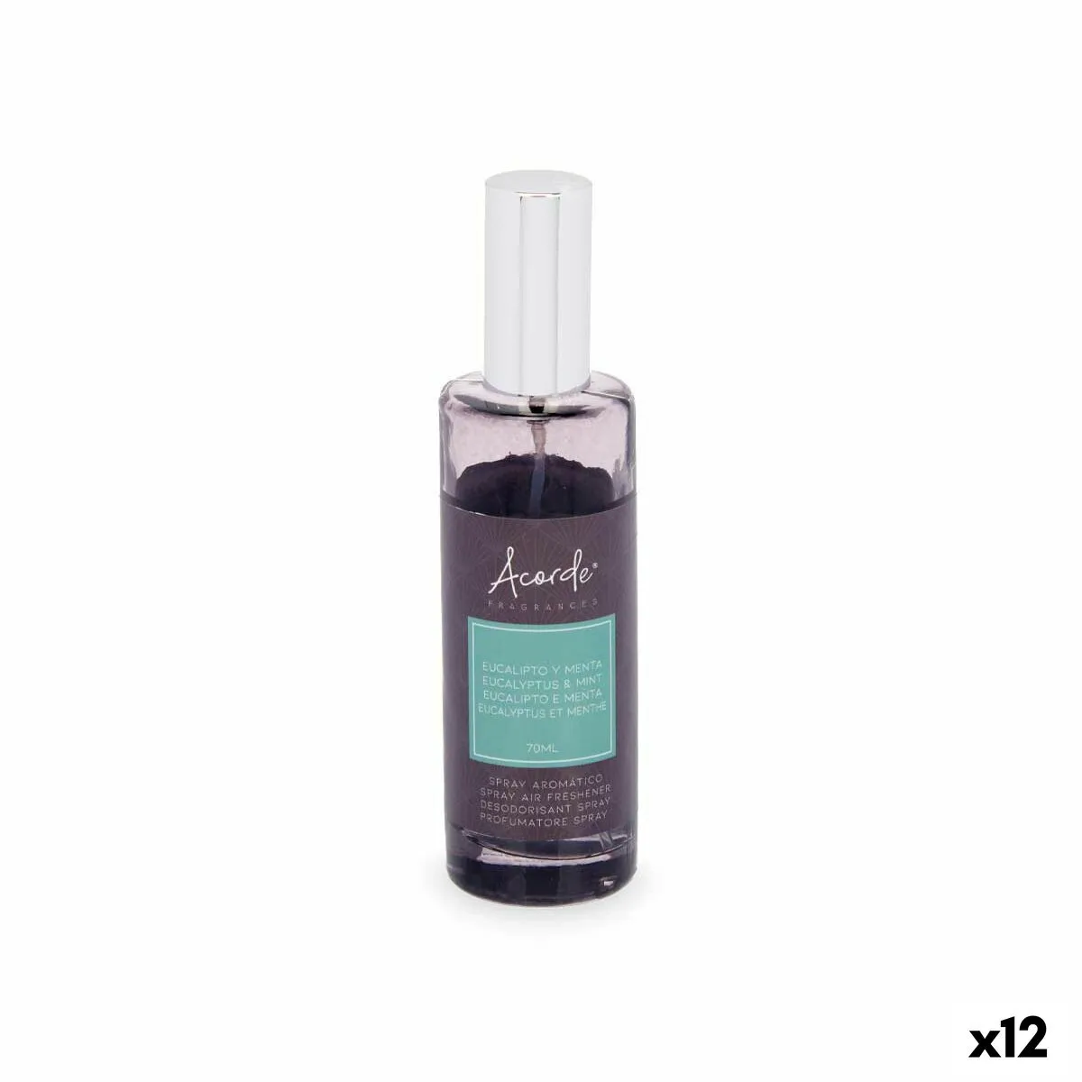 Diffusore Spray Per Ambienti Eucalipto Menta 70 ml (12 Unità)