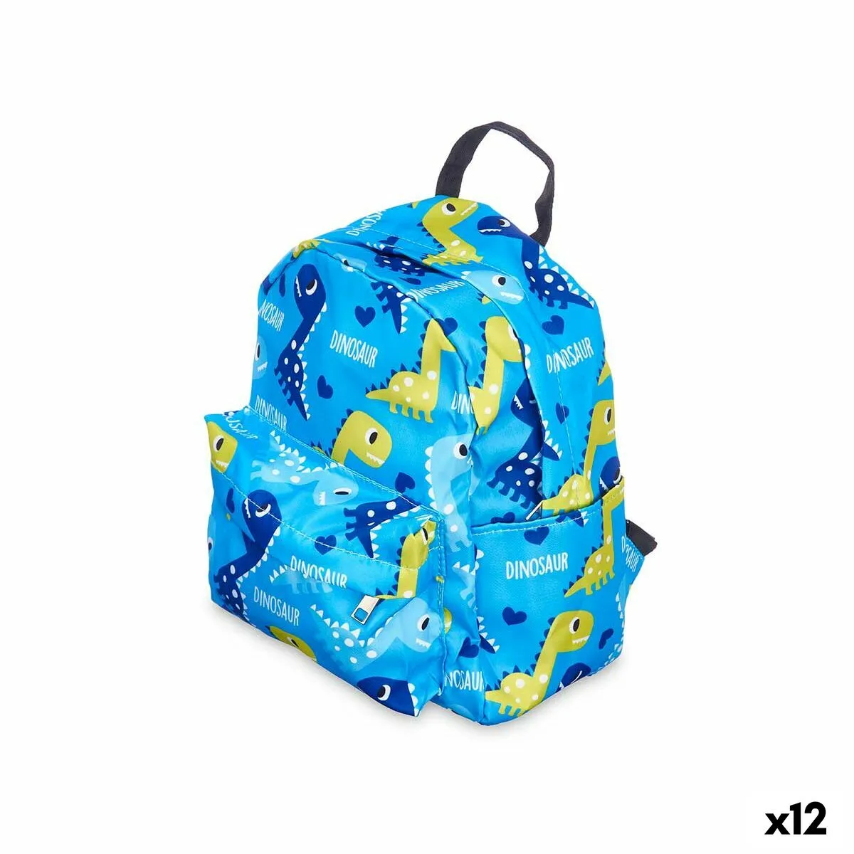 Zaino Scuola Dinosauri Multicolore 28 x 12 x 22 cm (12 Unità)