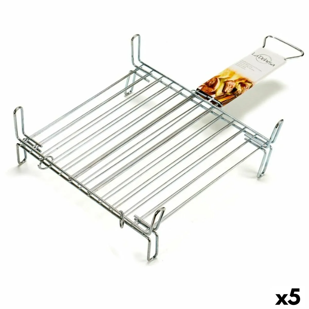 Grill Doppia 35 x 35 cm Acciaio zincato (5 Unità)