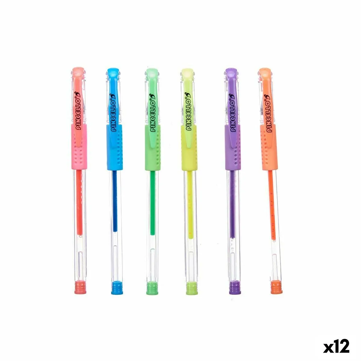 Set di Penne Multicolore (12 Unità)