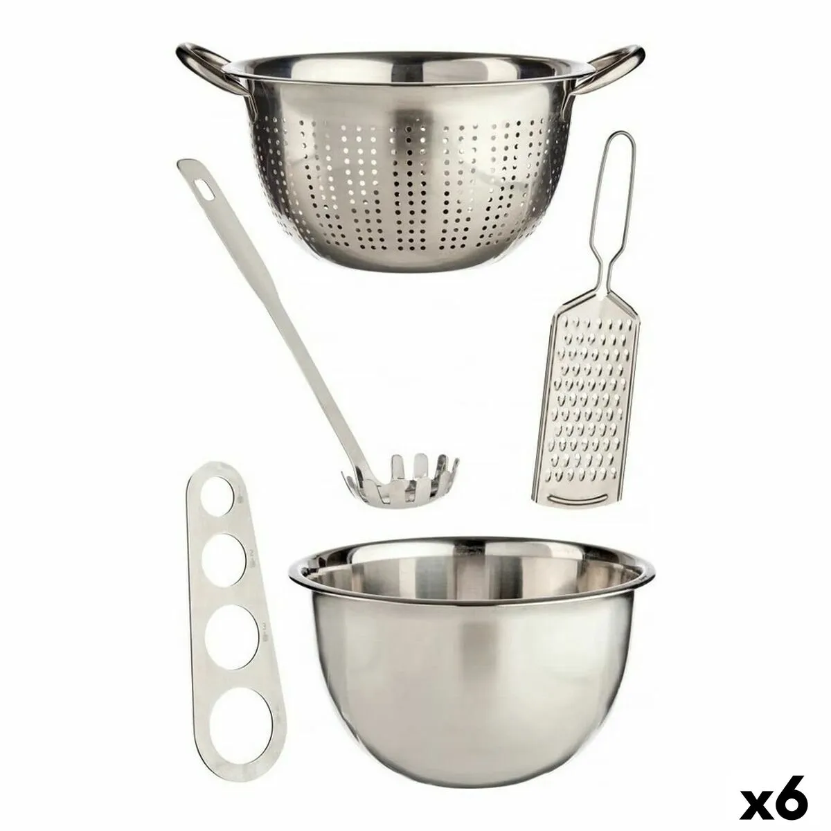 Set da Cucina Pasta Acciaio inossidabile (6 Unità)