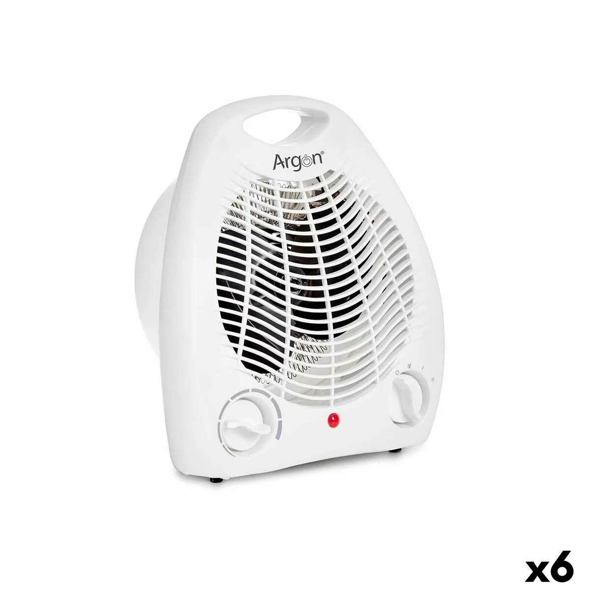 Termoventilatore Portatile Bianco 2000 W (6 Unità)