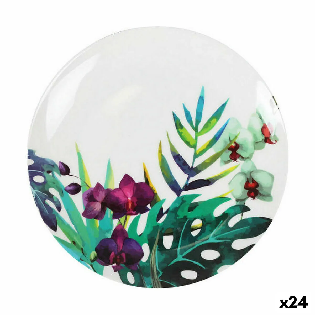 Piatto da Dolce La Mediterránea TROPIC 20 cm (24 Unità)