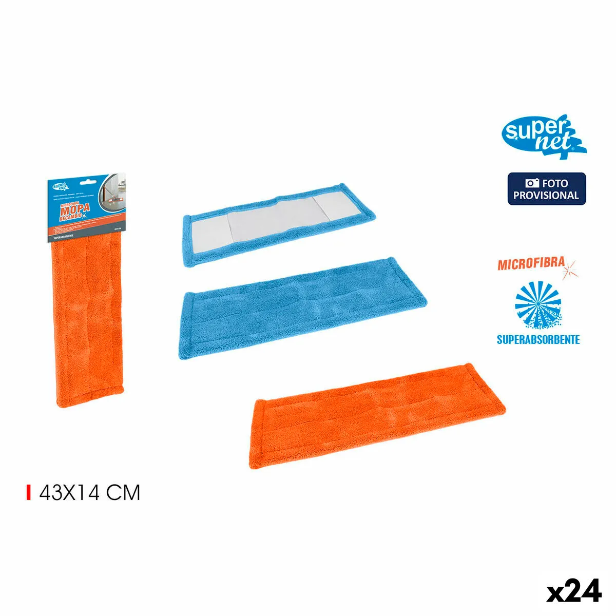 Panno da Cucina Supernet 43 x 14 cm (24 Unità)