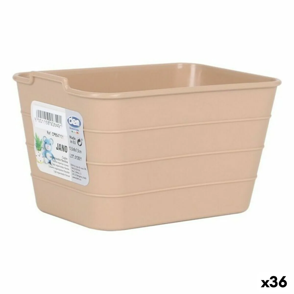 Secchio organizzatore Confortime Jano Flessibile 13,5 x 9 x 7,5 cm (36 Unità) (13,5 x 9 x 7,5 cm)