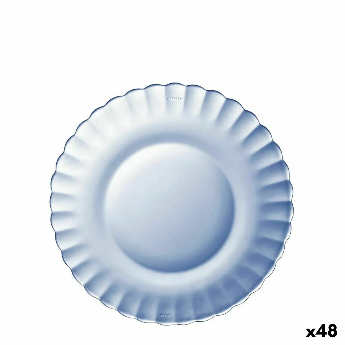 Piatto da Dolce Duralex Picardie Azzurro Ø 20,5 cm (48 Unità)