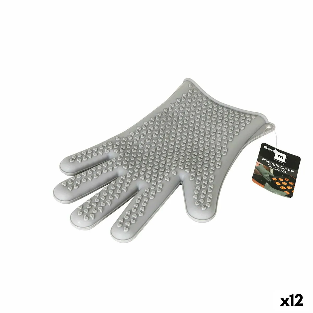 Guantone da Forno La Mediterránea Silicone 27 x 17,5 cm (12 Unità)