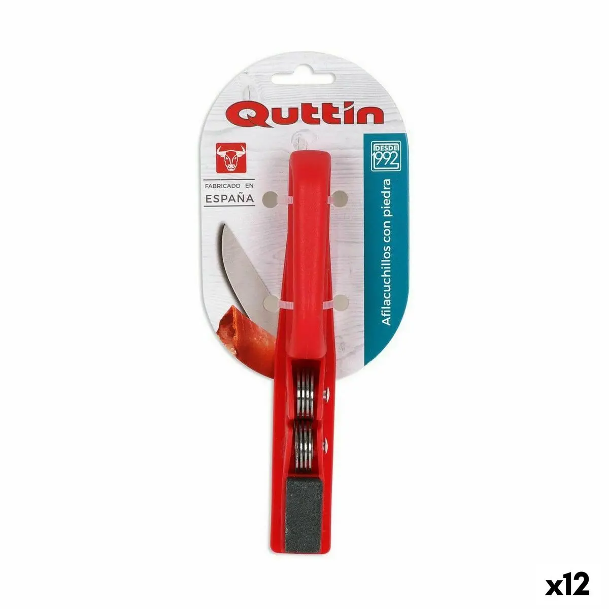 Affilacoltelli Quttin Quttin Rosso (12 Unità)