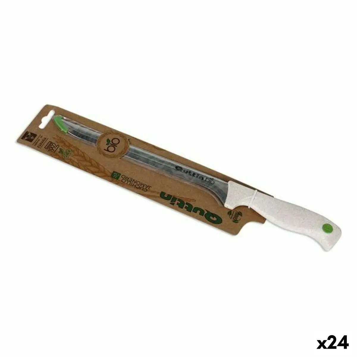 Coltello per Prosciutto Quttin Bio (22 cm) 24 Unità 22 cm