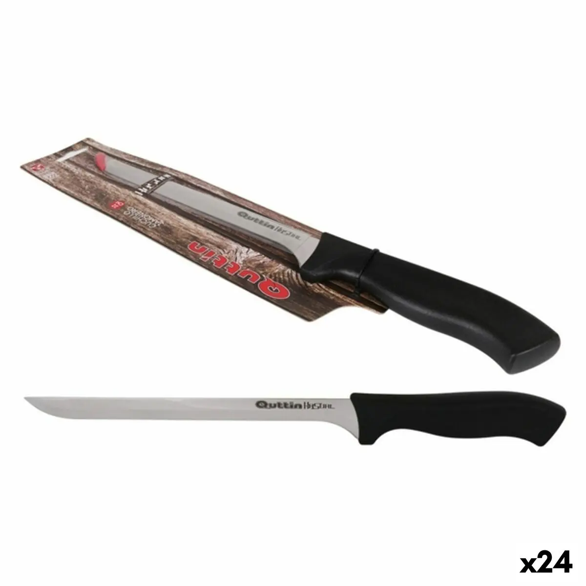 Coltello per Prosciutto Quttin Kasual 24 Unità 34 x 2 x 2 cm (22 cm)