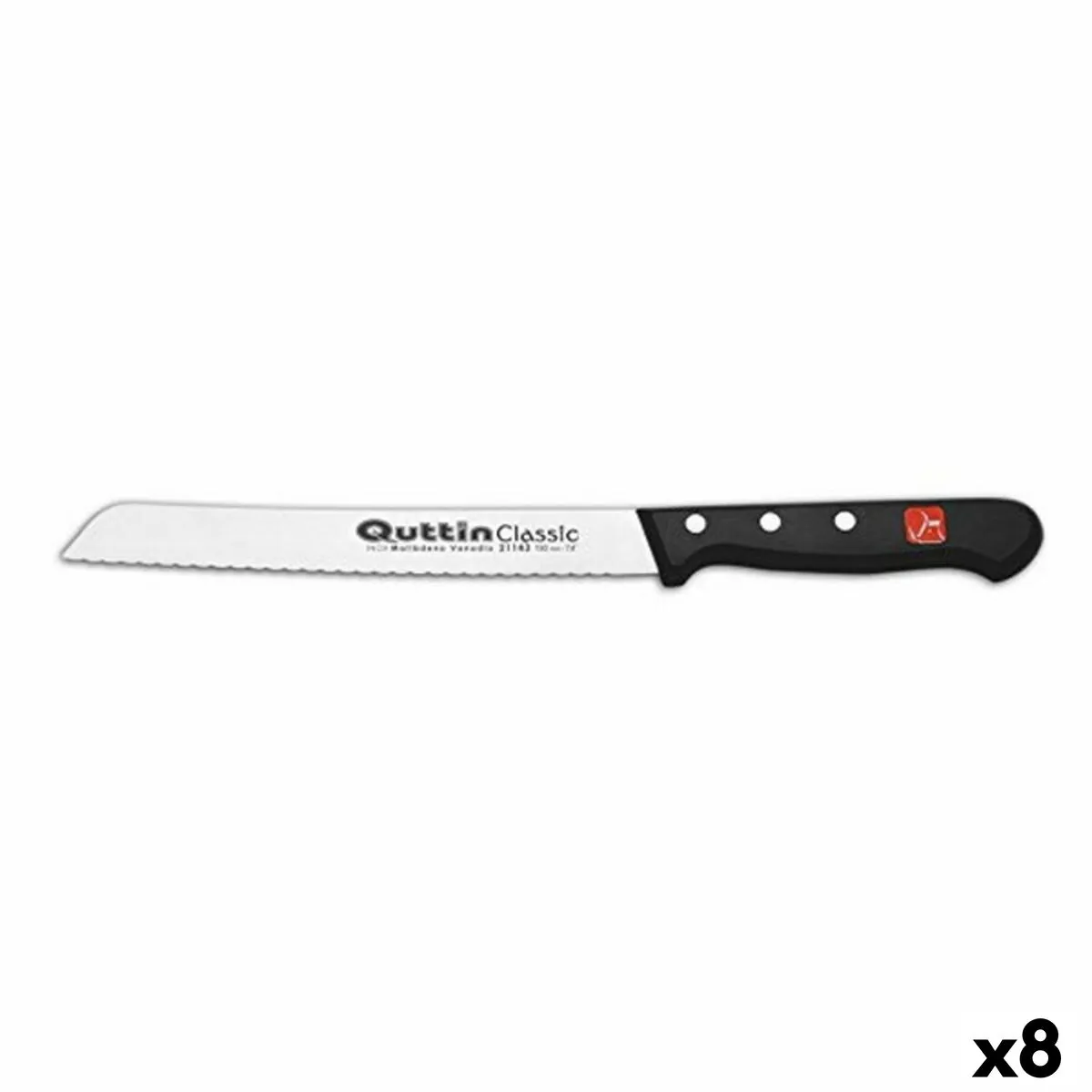 Coltello per il Pane Quttin QT-721143 8 Unità 20 cm 1,8 mm (20 cm)