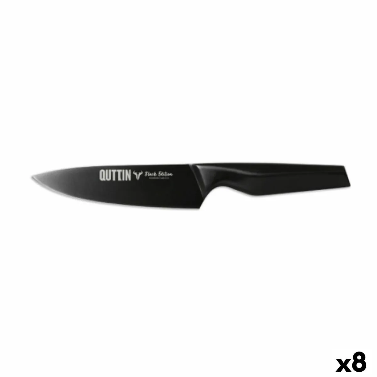 Coltello da chef Quttin Black Edition 16 cm (8 Unità)