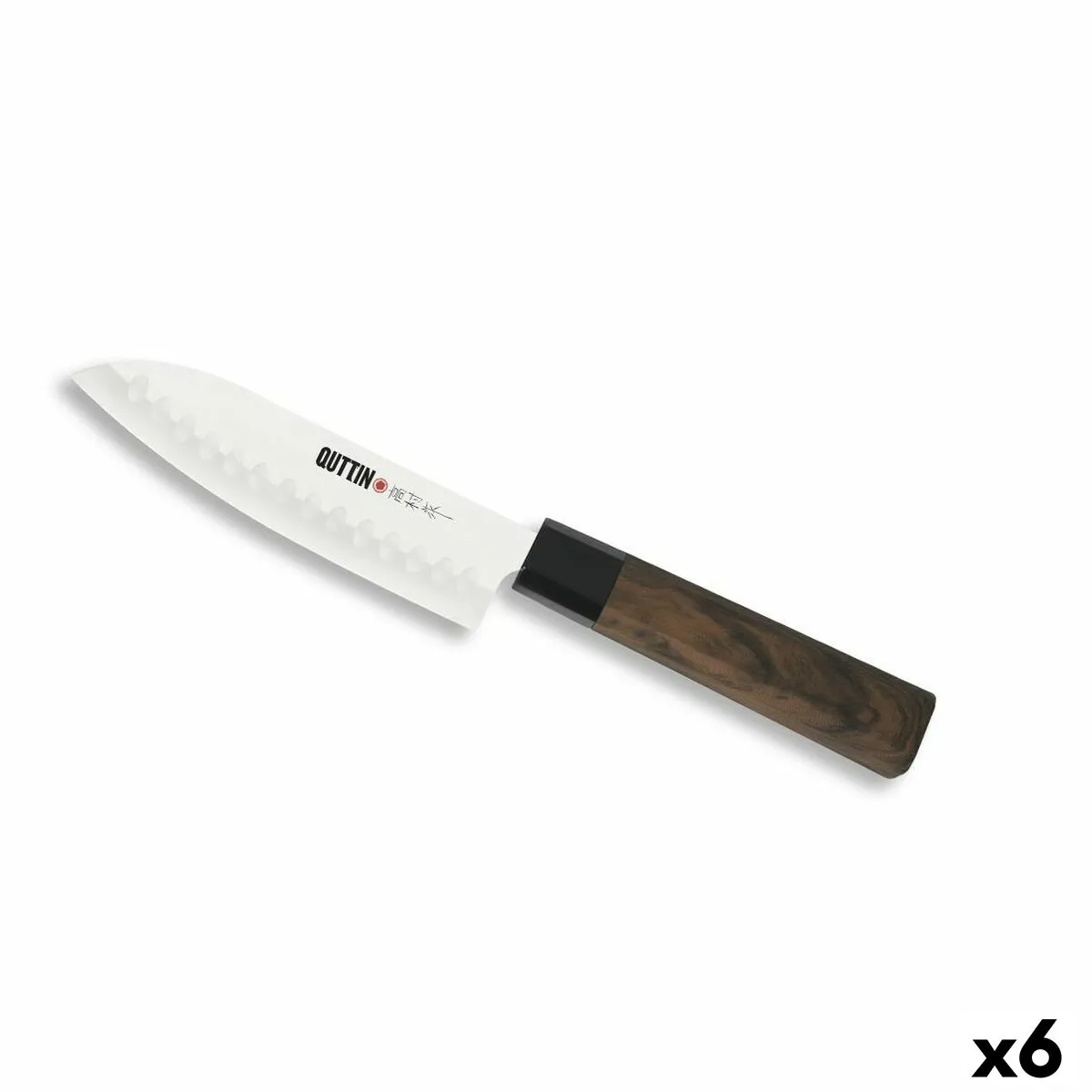 Coltello da Cucina Quttin Santoku Takamura 12 cm (6 Unità)