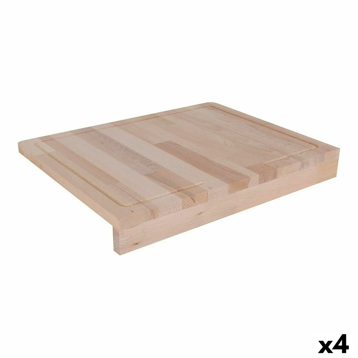 Tagliere Quttin Quttin Marrone Legno 45 x 35 cm (4 Unità)