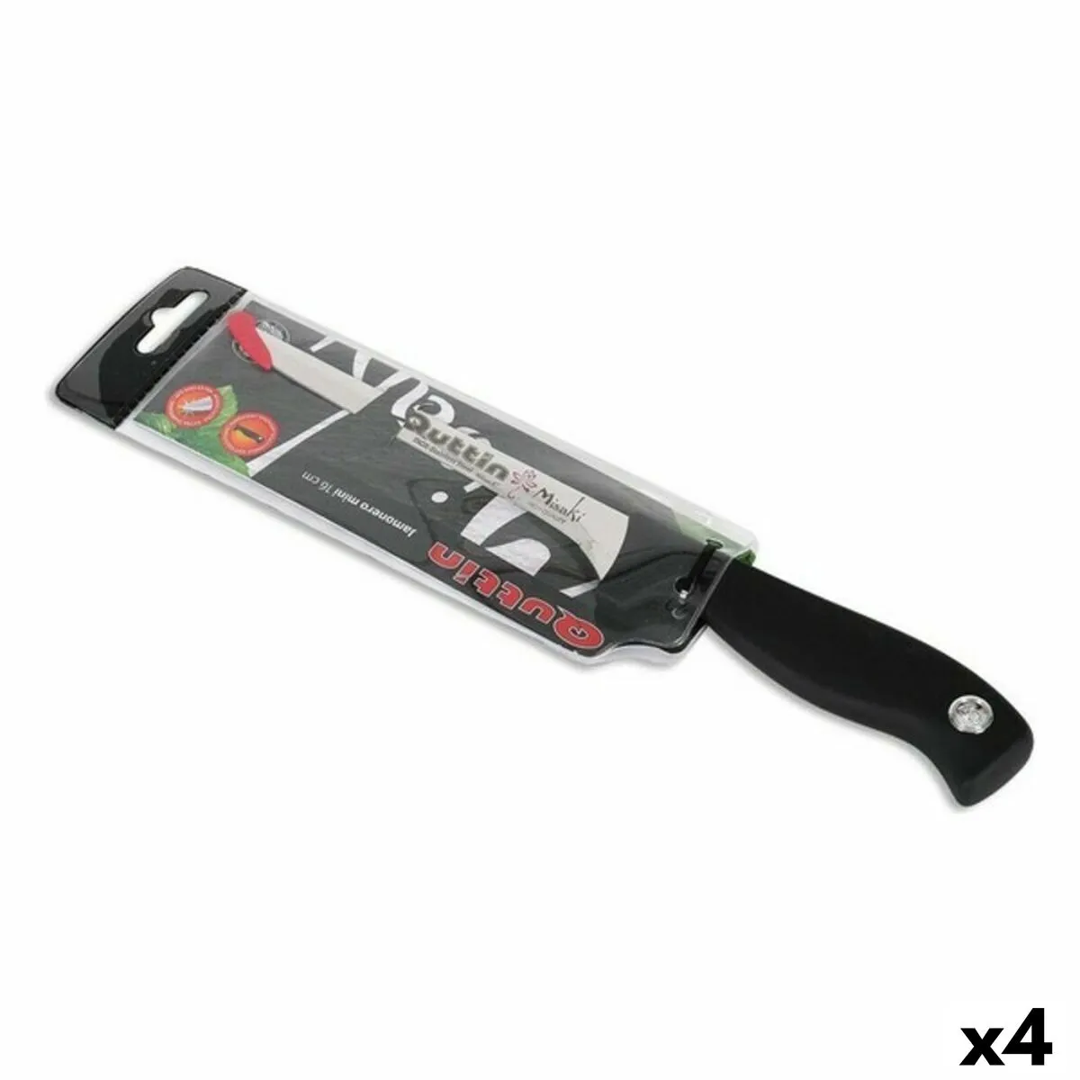 Coltello per Prosciutto Quttin 92099 (16 cm) 4 Unità 16 cm 1,8 mm