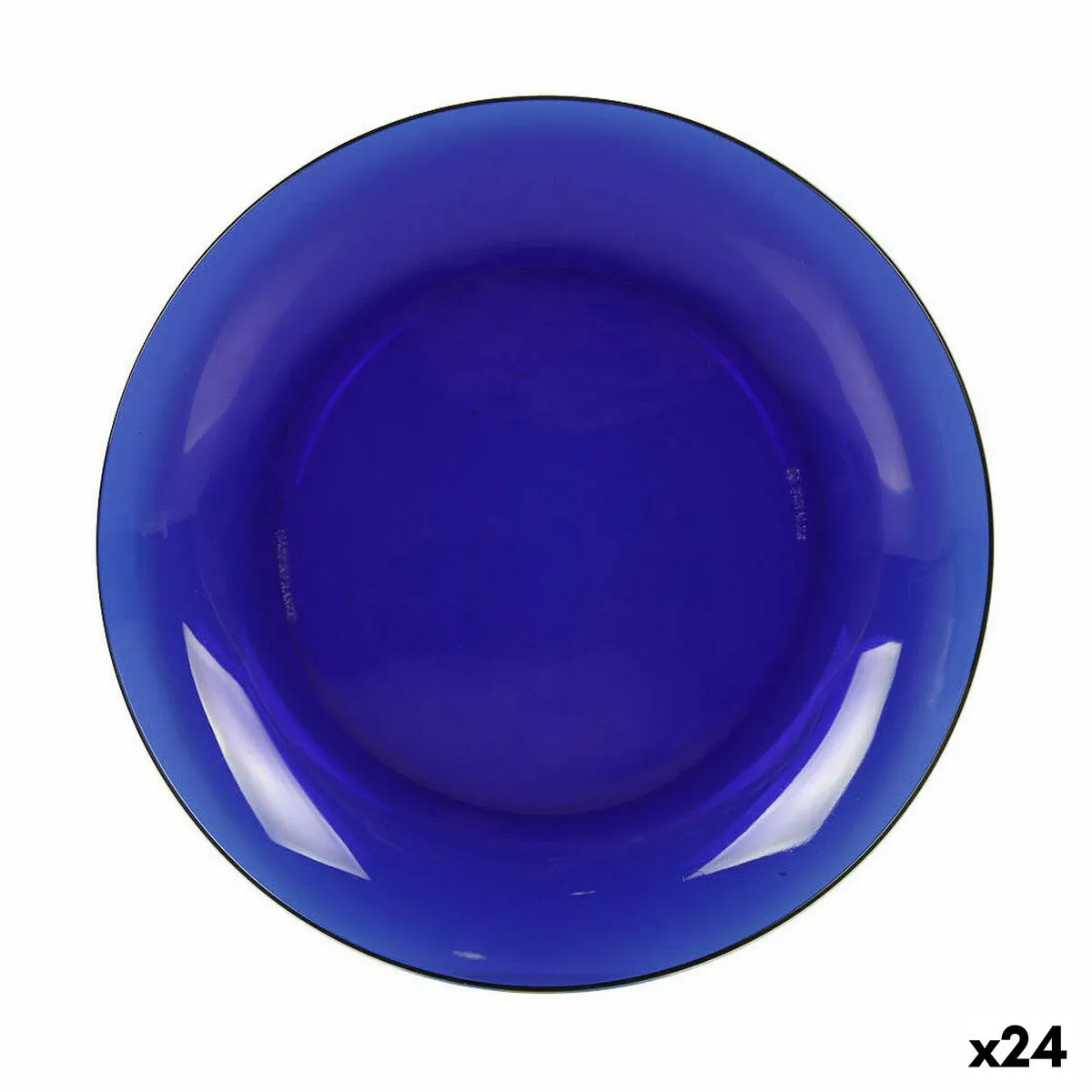 Piatto da pranzo Duralex Lys Azzurro Ø 23 cm (24 Unità)