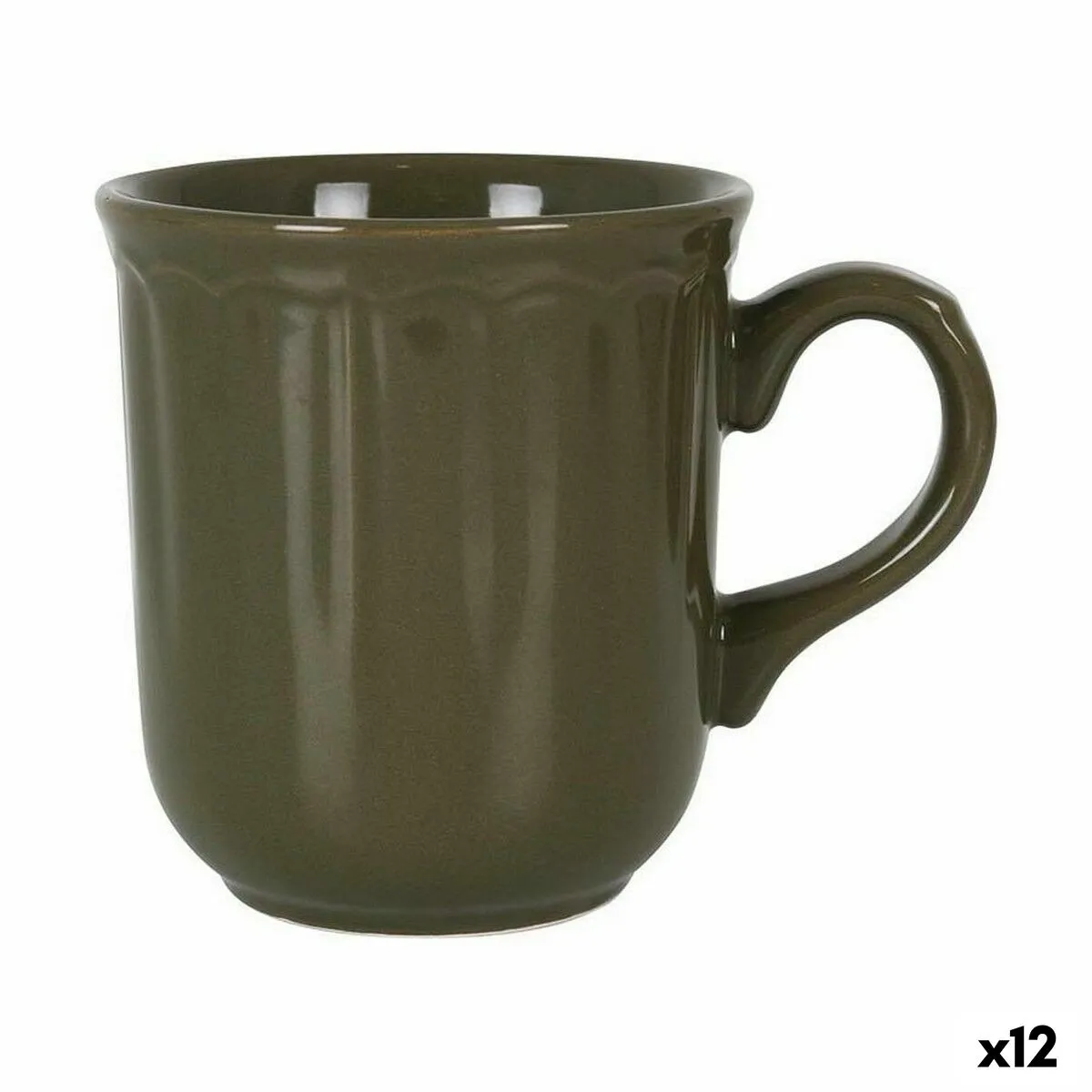 Tazza Mug Inde Provenza 380 ml Verde (12 Unità)