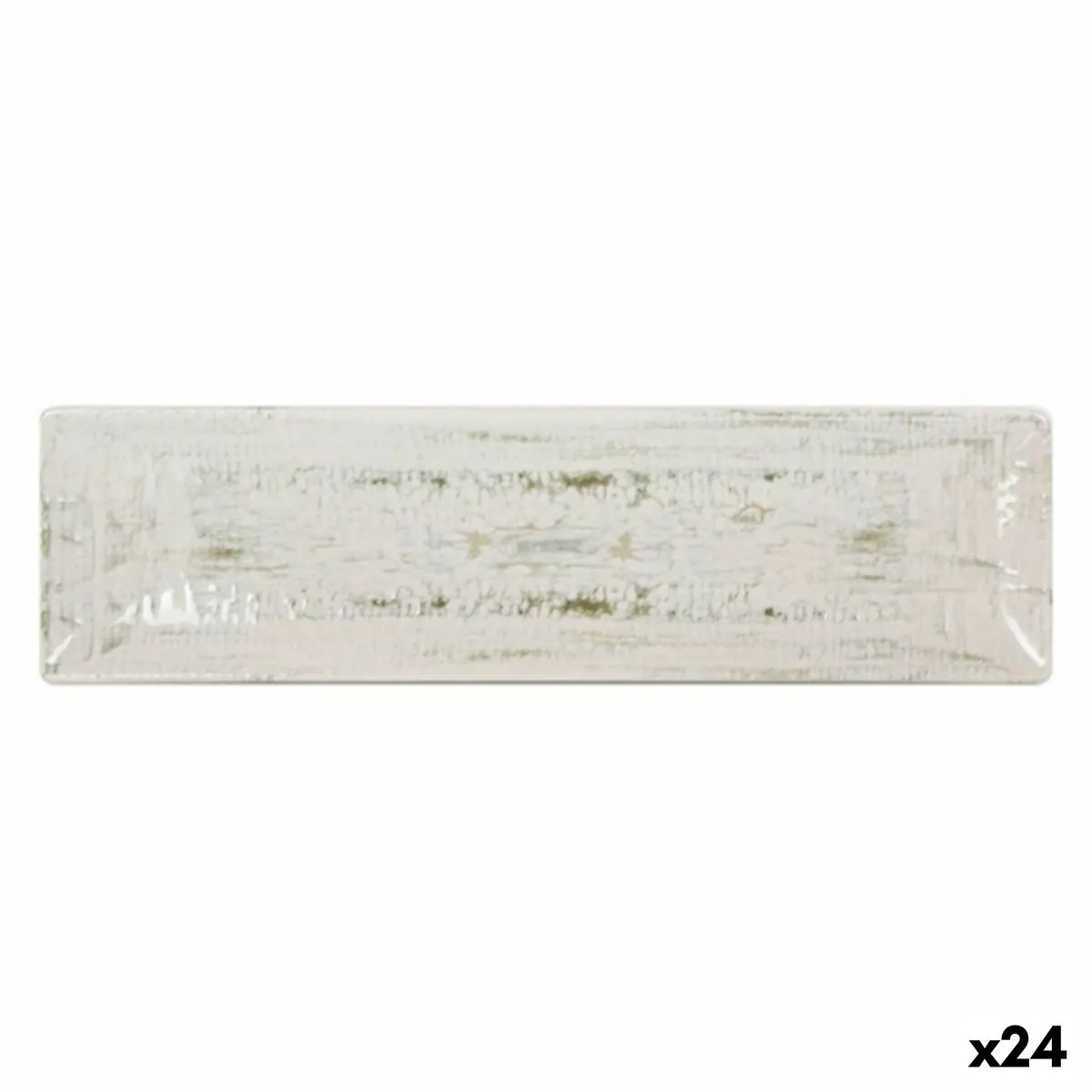 Teglia da Cucina La Mediterránea Idris Rettangolare 30 x 8 x 2cm (24 Unità)