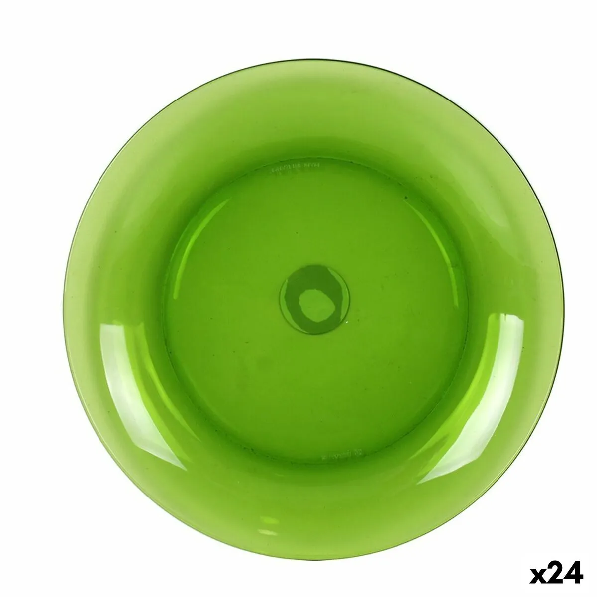 Piatto da pranzo Duralex Lys Ø 23 cm Verde (24 Unità)