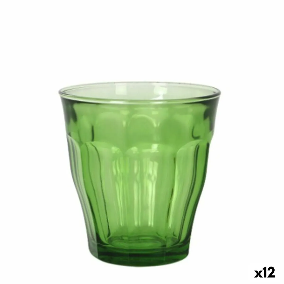 Set di Bicchieri Duralex Picardie Verde 6 Pezzi 250 ml (12 Unità)