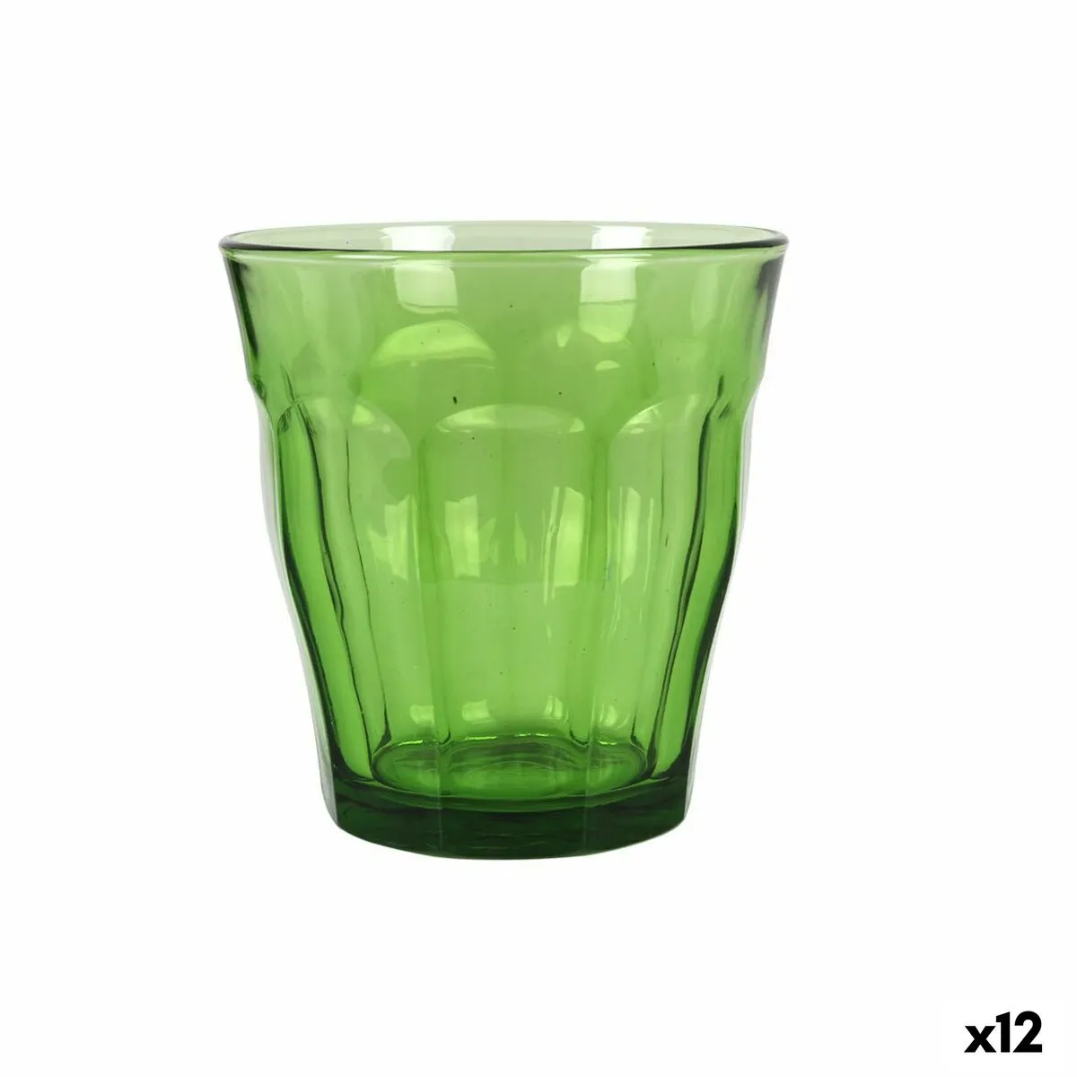 Set di Bicchieri Duralex Picardie Verde 4 Pezzi 310 ml (12 Unità)